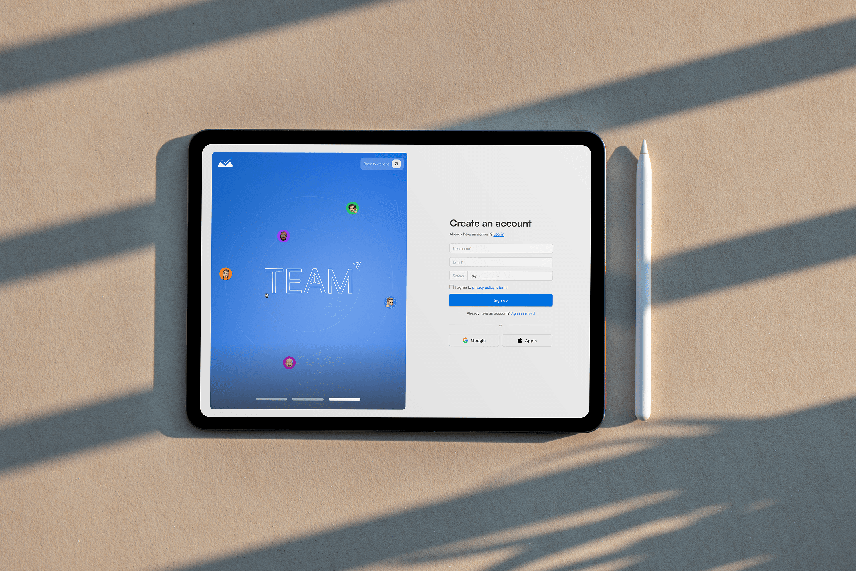 Sign up to get started